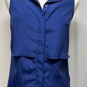 Michael Kors Navy Sleeveless Tunic – Size L